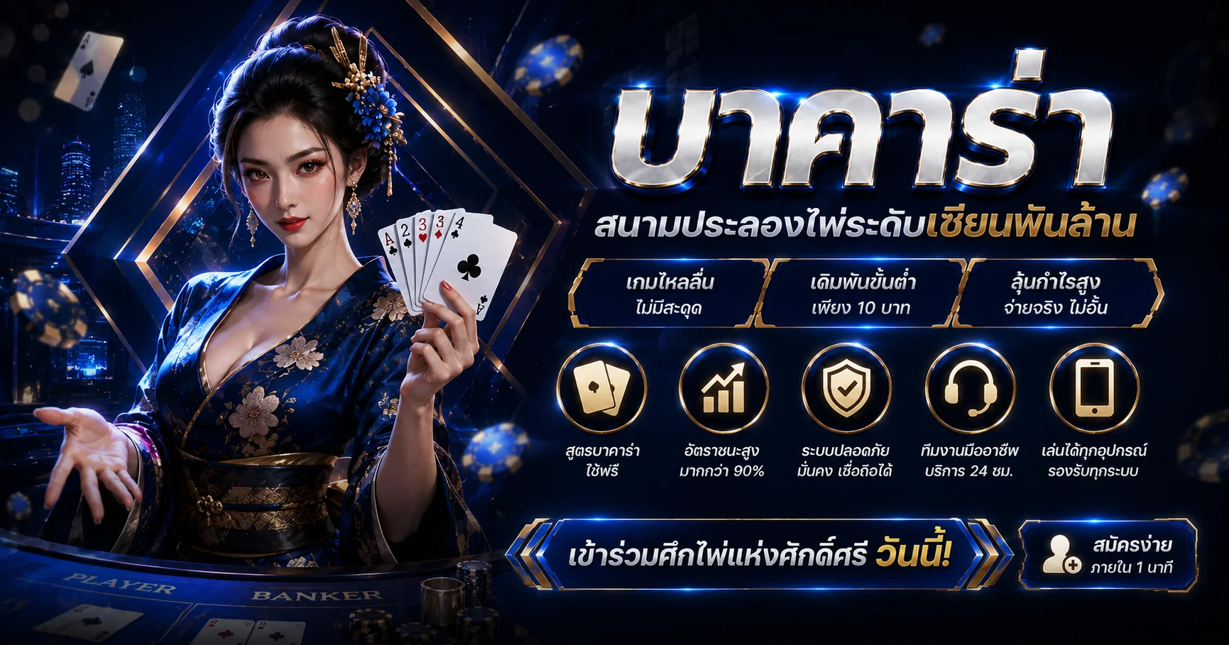 คาสิโนออนไลน์ diamond99win บาคาร่าสดถ่ายทอดเรียลไทม์